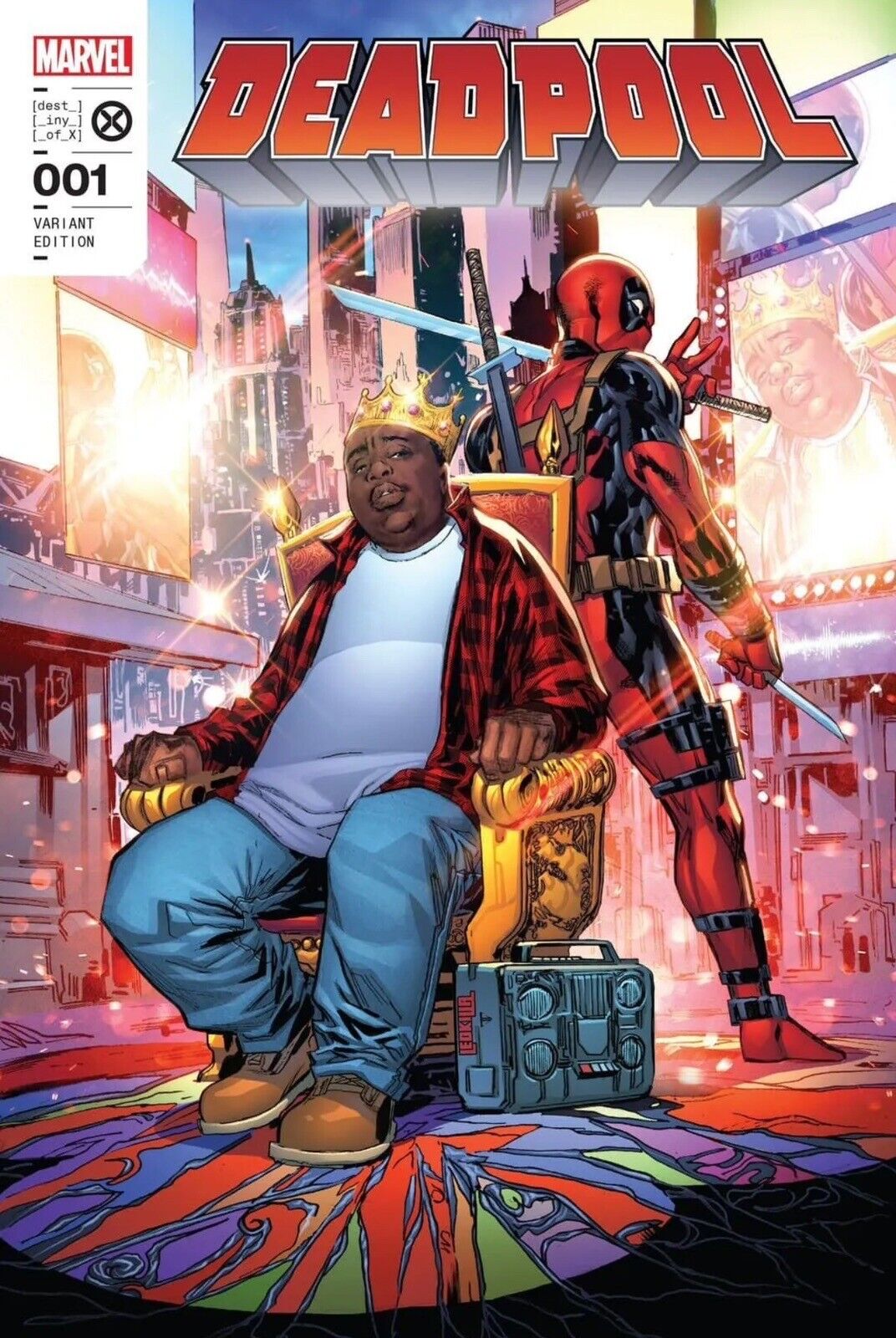 Deadpool (2022) #1 Notorious B.I.G Biggie Smalls Variant With CoA Lashley Hustl