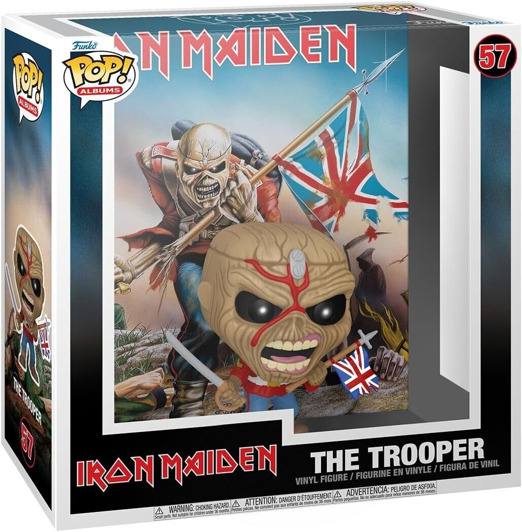 Funko Pop Album Iron Maiden The Trooper Eddie Figure