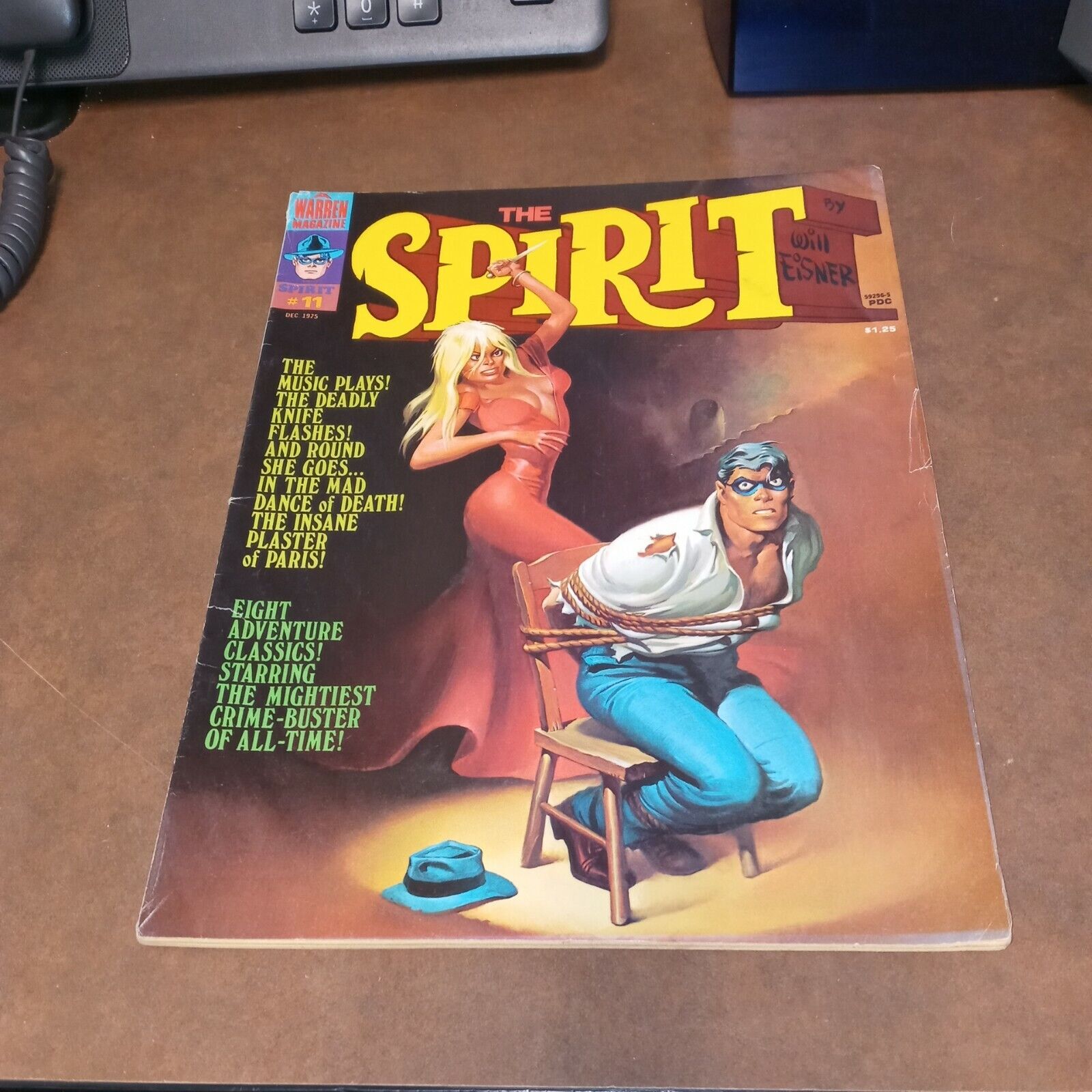 WARREN PUBLICATIONS WILL EISNER\'S THE SPIRIT MAGAZINE ISSUE #11 bronze age 1975