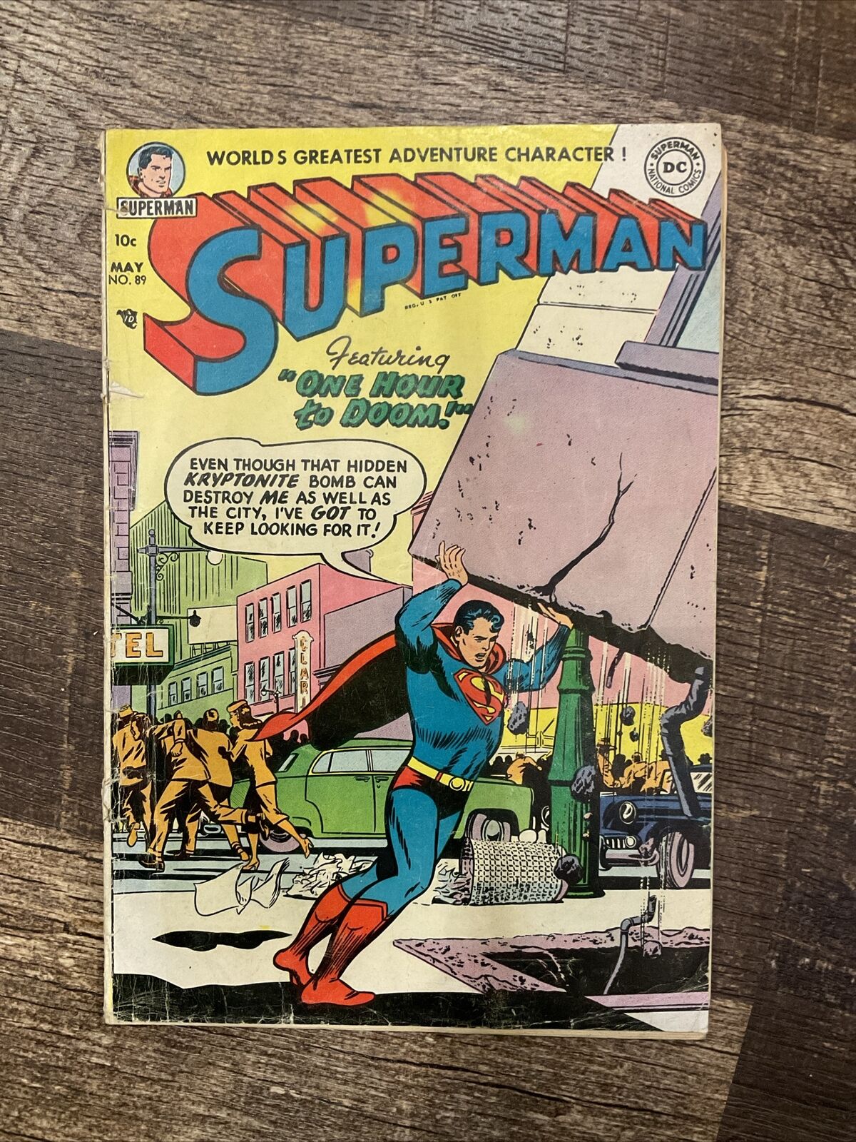 Superman #89 (1954) G 1st Curt Swan cover in title KEY