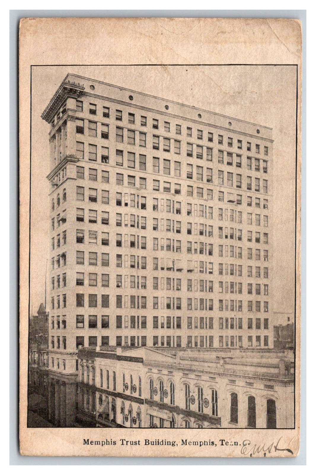 Tennessee Memphis TN ~ MEMPHIS TRUST BUILDING ~ 1906 main street