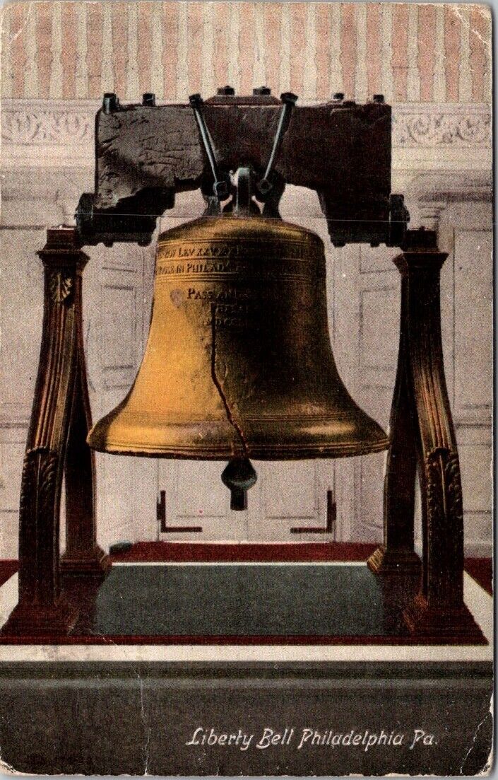 The Famous Liberty Bell Philadelphia Pennsylvania Vintage Postcard WOB