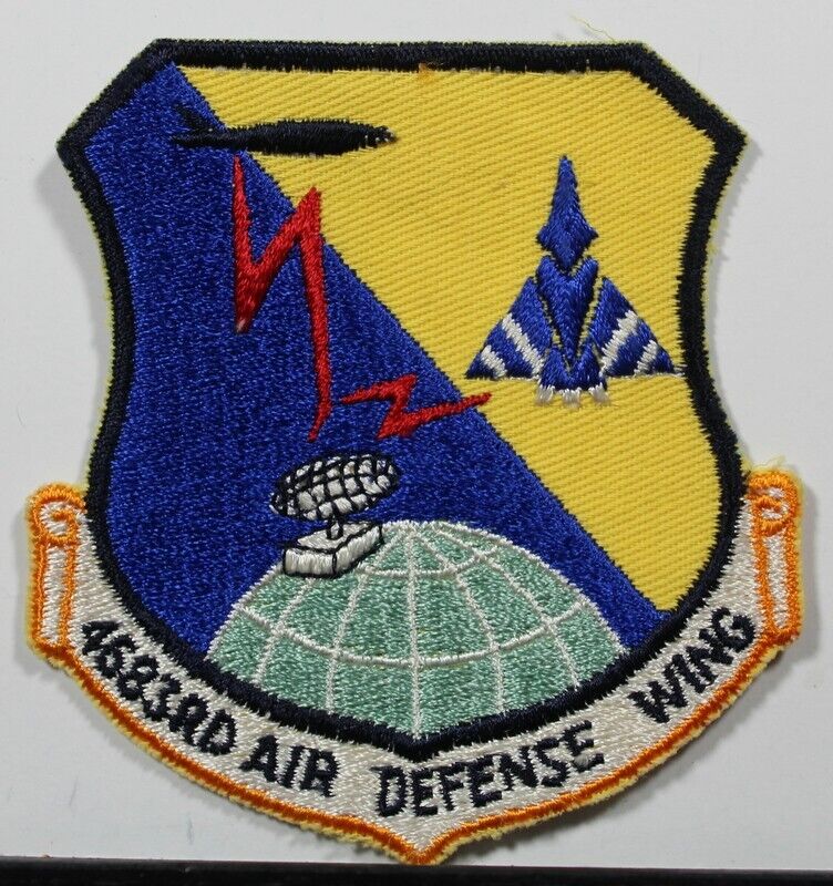 US Air Force 4683rd Air Defense Wing Insignia Badge Patch Full Color Large