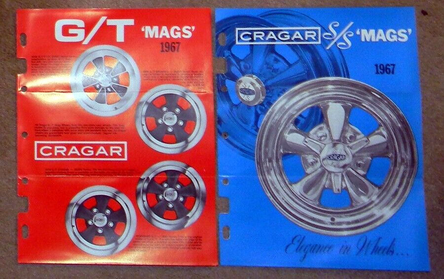 Vintage 1967 Cragar Mag Wheels Catalog  - New - Catalog Pages