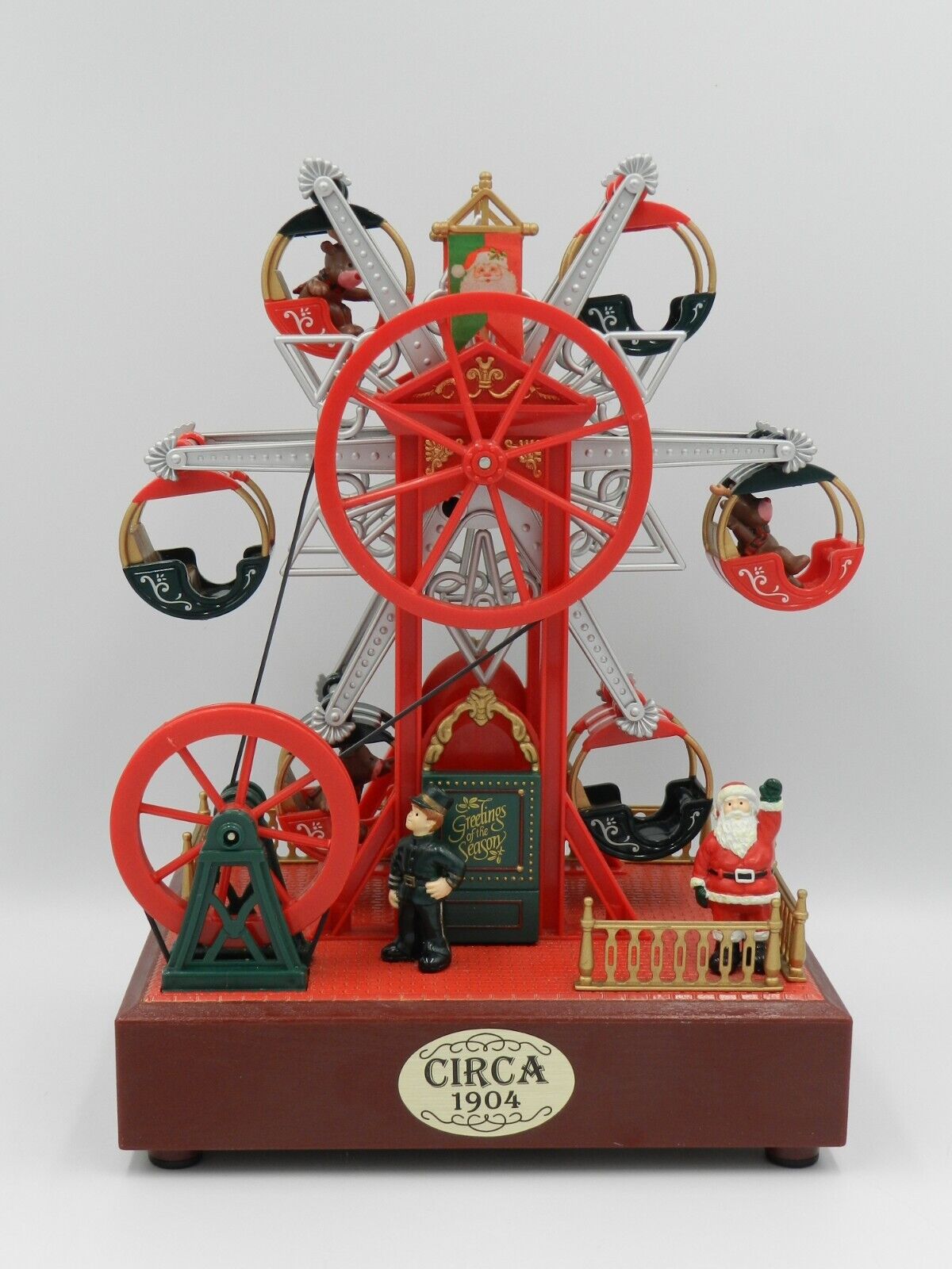Maisto 1998 Holiday Ferris Wheel Christmas Village Carnival Collection
