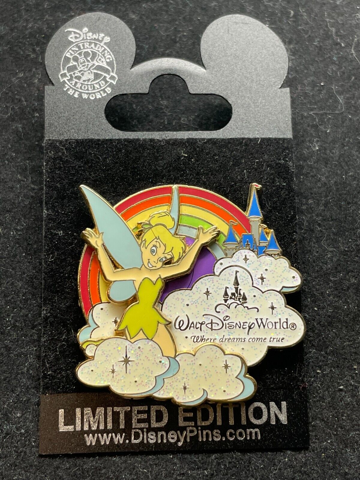 Disney Pin - WDW - Where Dreams Come True Rainbow - Tinker Bell 63796 LE