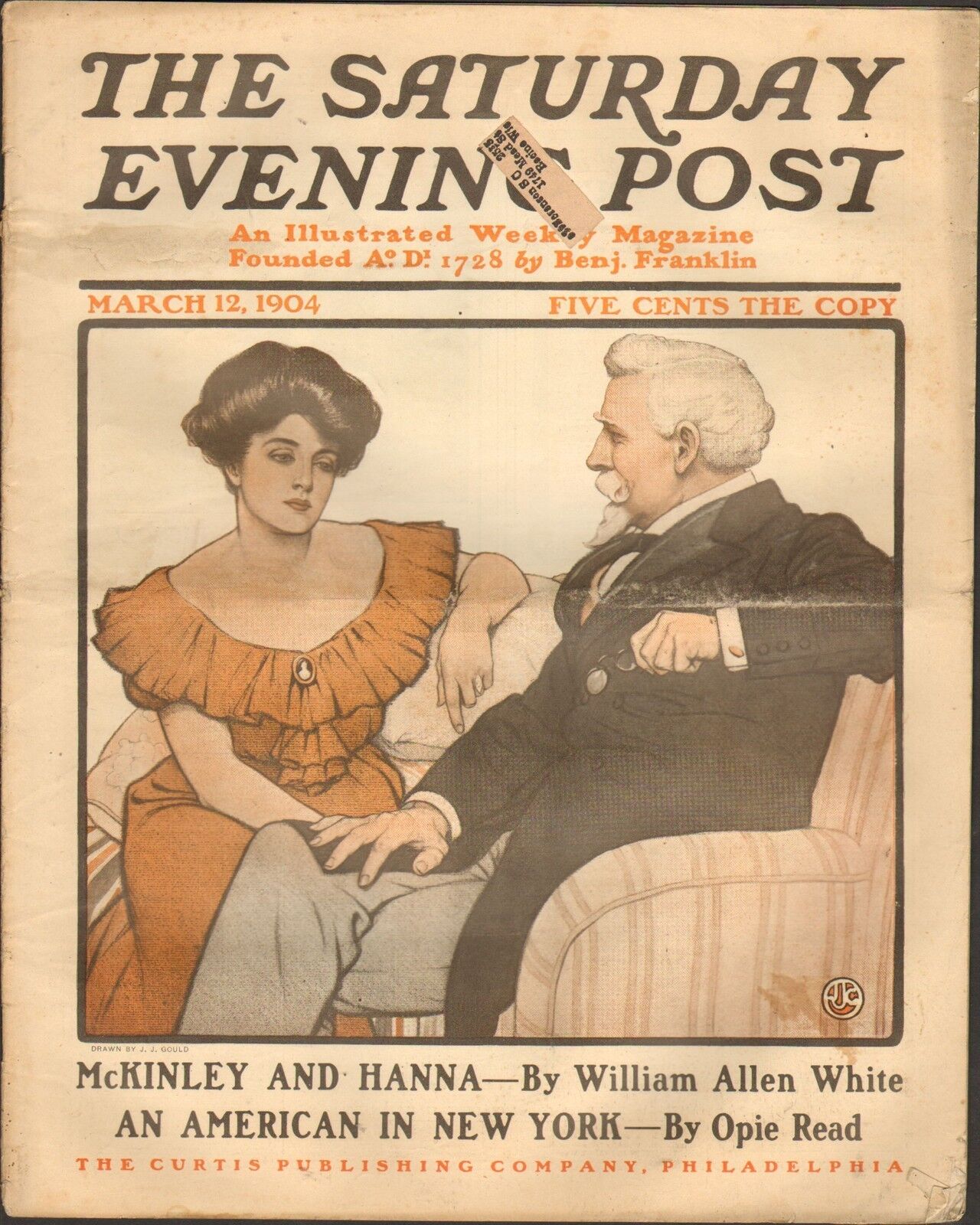 MARCH 12 1904 SATURDAY EVENING POST - magazine - J.J. GOULD - MCKINLEY