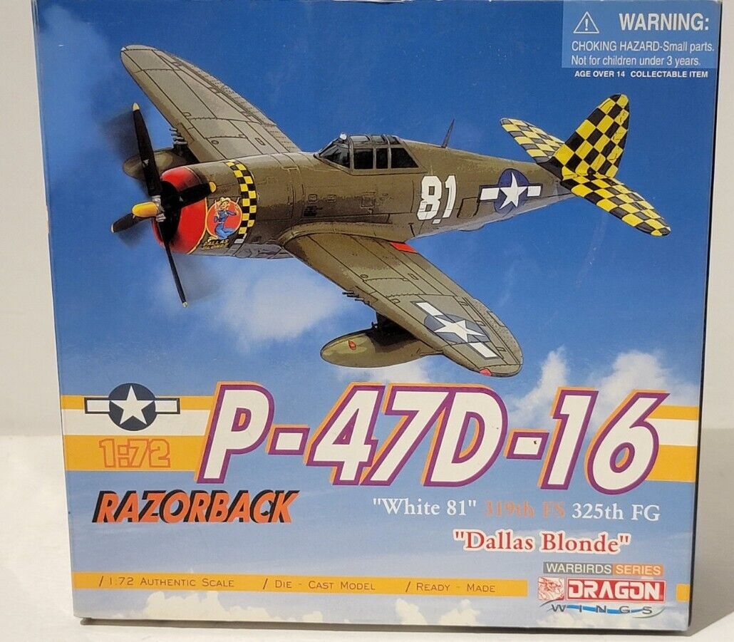 Dragon Wings 1:72 Scale P-47D-16 Razorback \