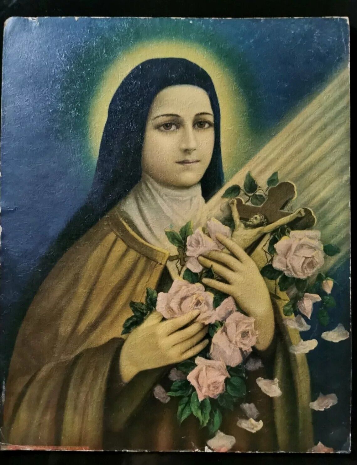 St Therese Little Flower Of Jesus 16x20 Won By Raffle St Vincent's1940 Detroit  