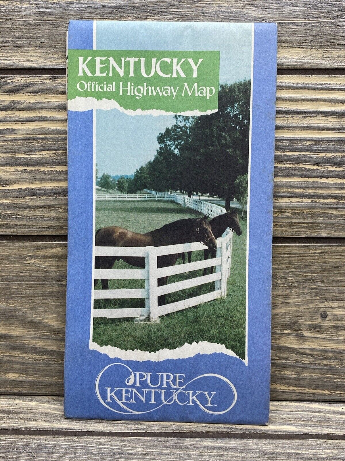 Vintage Kentucky Official Highway ￼Map