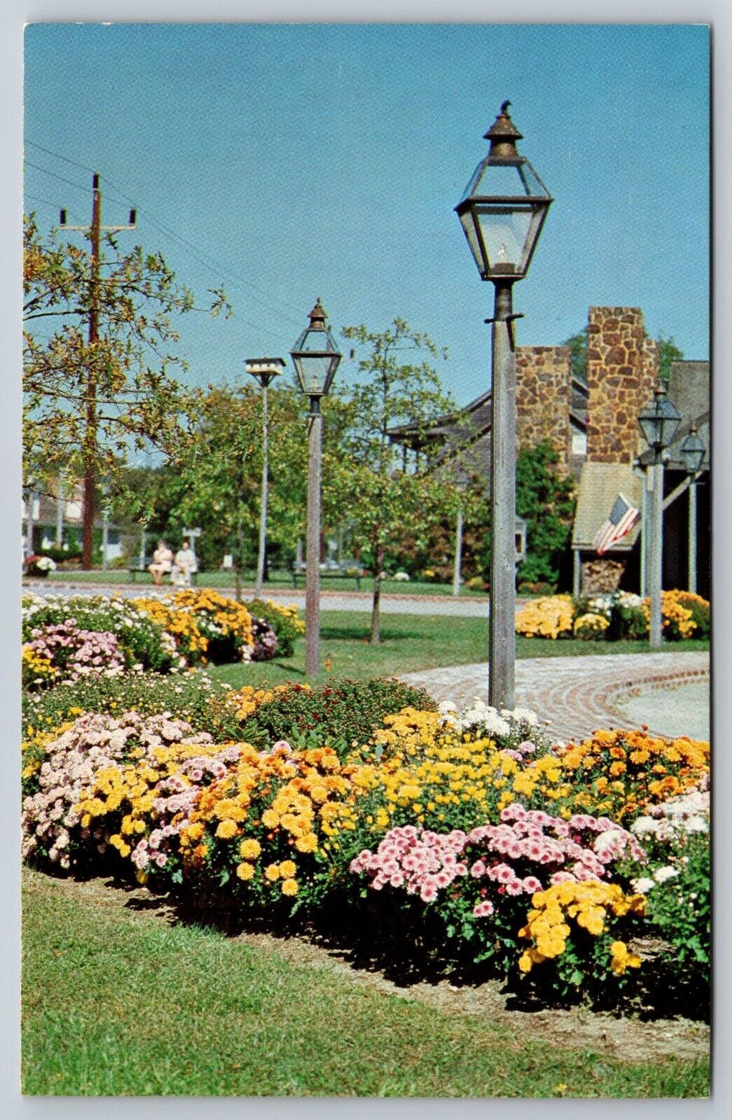 Lantern Light Inn - Front Entrance - Smithville New Jersey Postcard