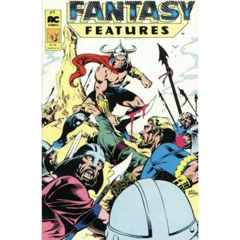 Fantasy Features #1 in Very Fine minus condition. Americomics comics [n^