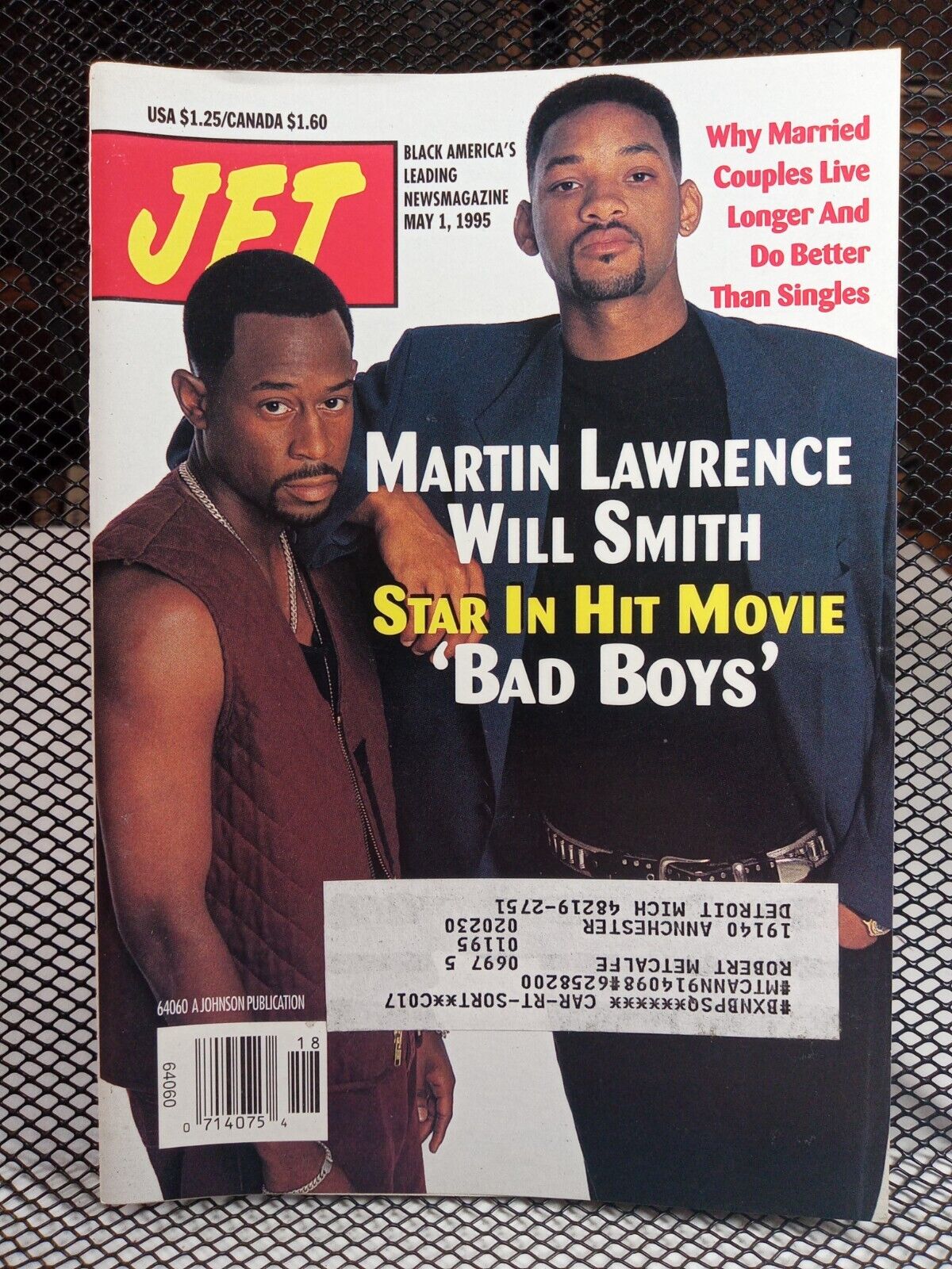 BAD BOYS Will Smith Martin Lawrence Black Americana JET Magazine May 1, 1995