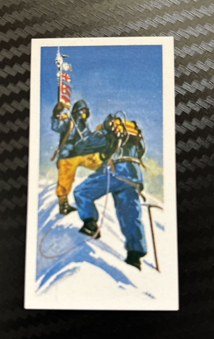 1973 Brooke Bond Adventurers & Explorers Trading Card 42 Sir Edmund Percival 