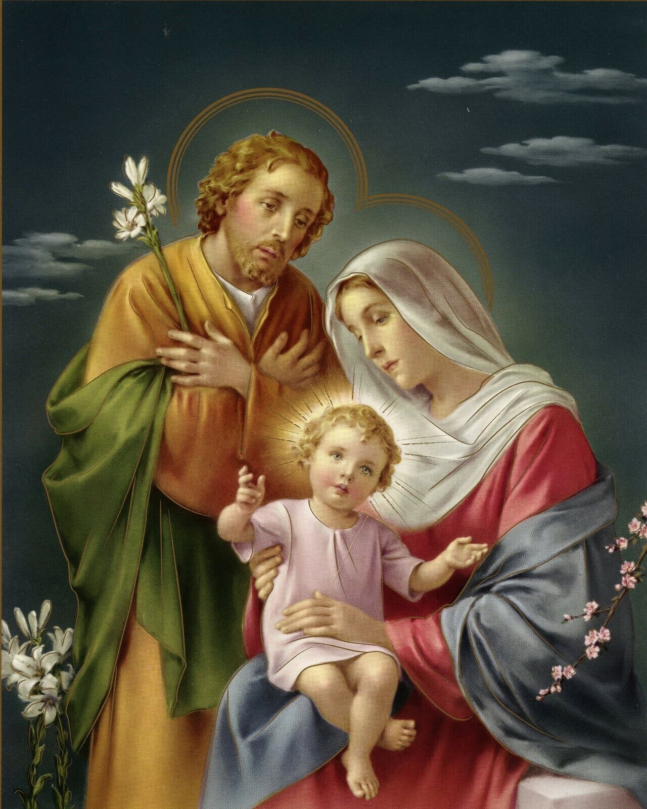 Catholic print picture-  HOLY FAMILY 76  -   8