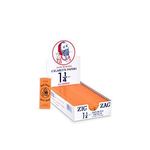 Zig-Zag - 1 1/4 French Orange Rolling Papers - 24 Booklets with 32 Papers each