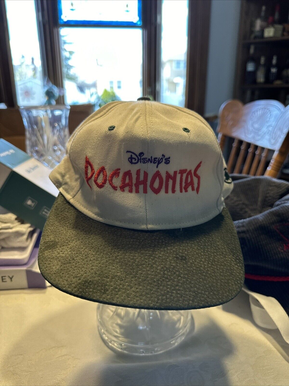 Disney's Pocahontas Premiere In The Park 1995 Vintage Metal Buckle Closure Hat