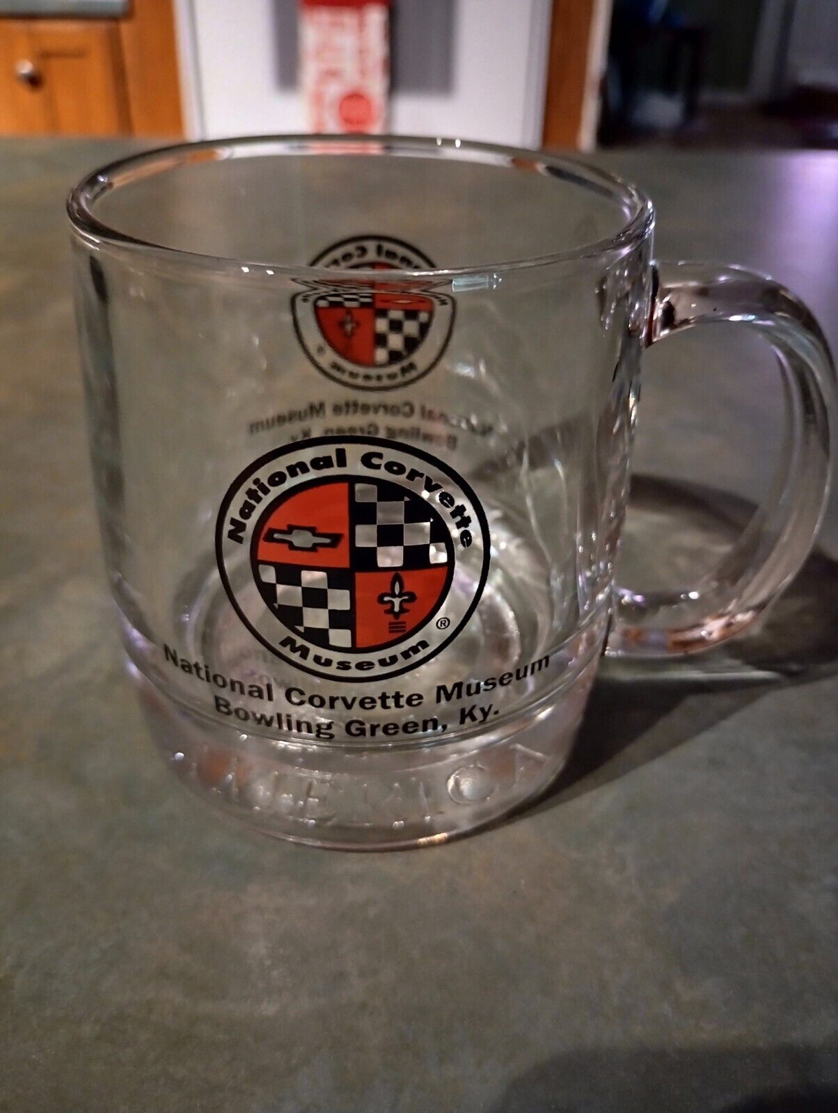 National Corvette Museum Beverage Mug Pre-owned Excellent Condition