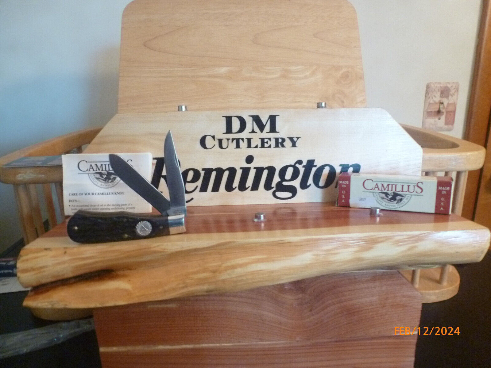Camillus CCC-5 NKCA Remington Camillus Club Knife #0019 MIB With All Paperwork