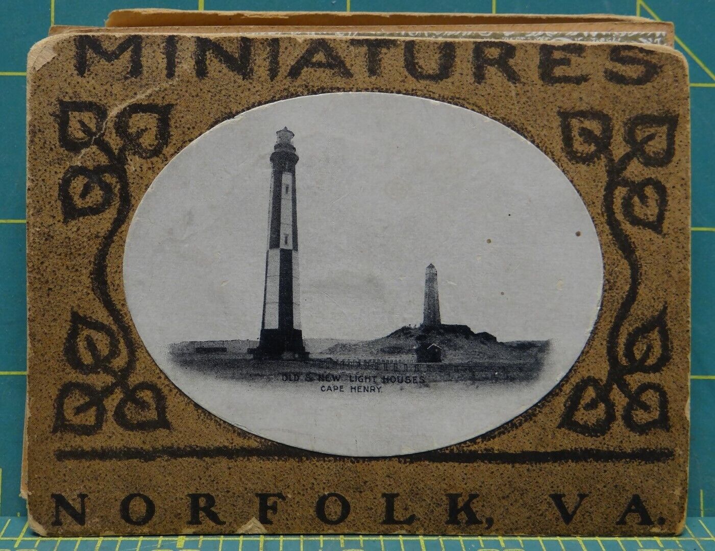 Antique Miniatures Tom Jones Scenic Souvenirs 25 Views Photos of Norfolk VA 1907