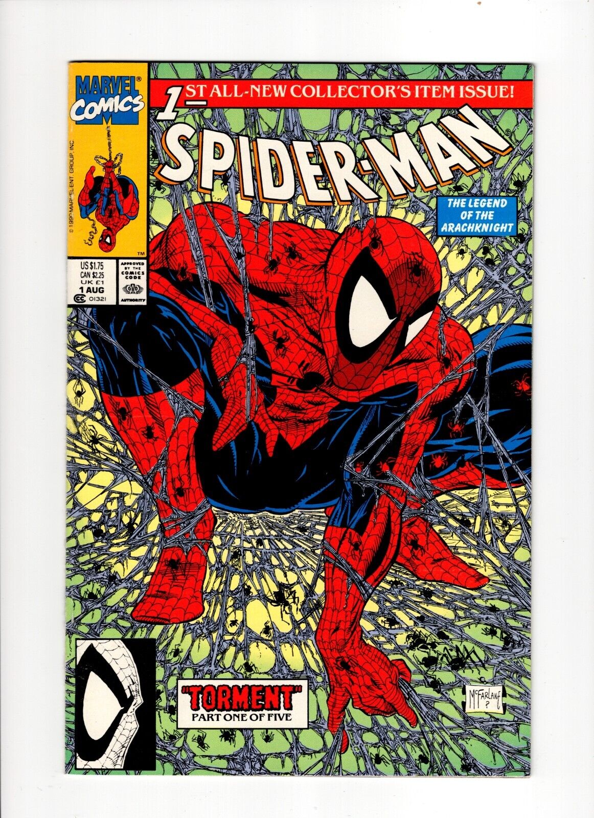 SPIDER-MAN #1 (1990): Todd McFarlane: High Grade