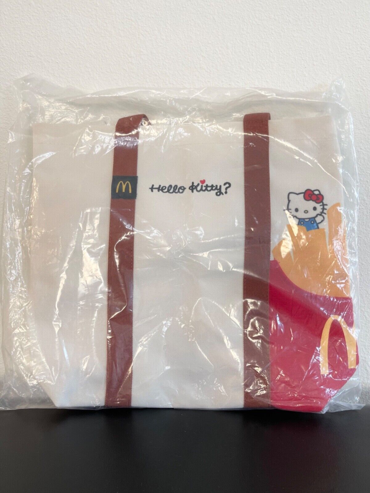 Hello Kitty McDonald’s 50th Anniversary Canvas Tote Bag Thailand Exclusive 2024