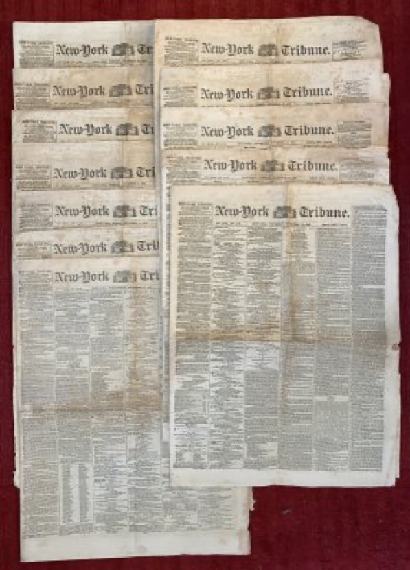 Greeley Newspapers Include Coverage Of Mormon War, Kansas-Nebraska Act, Buchanan