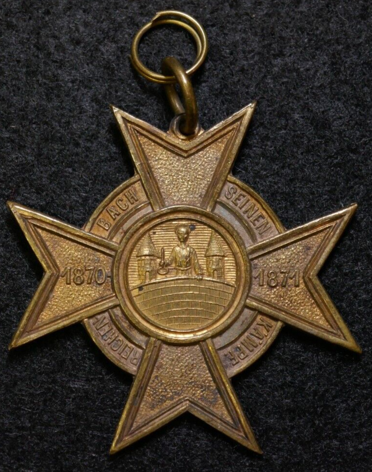 1870 1871 German Medal Franco Prussian War Original Orden