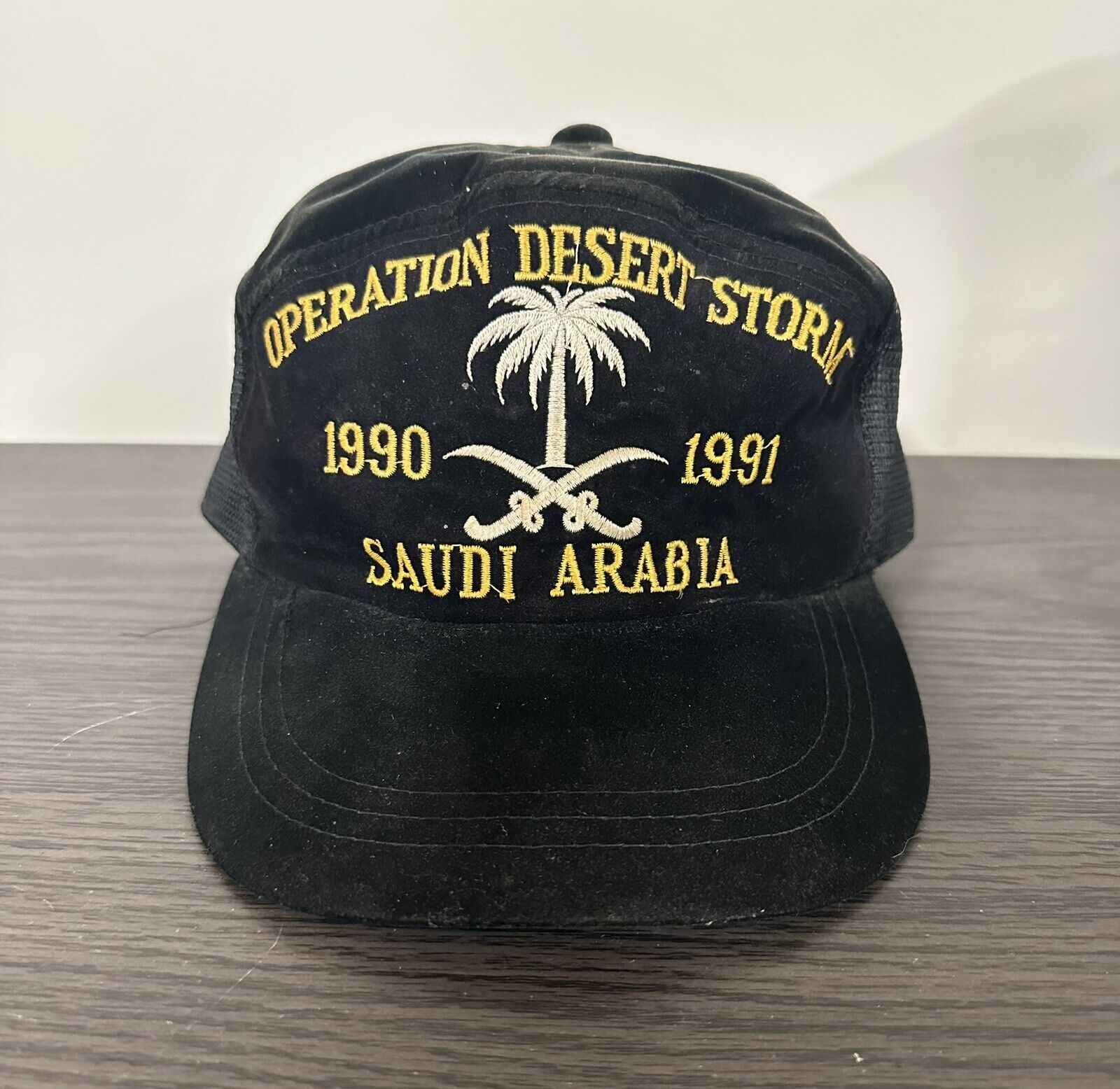 Vintage Operation Desert Storm Saudi Arabia 1990-1991 Hat