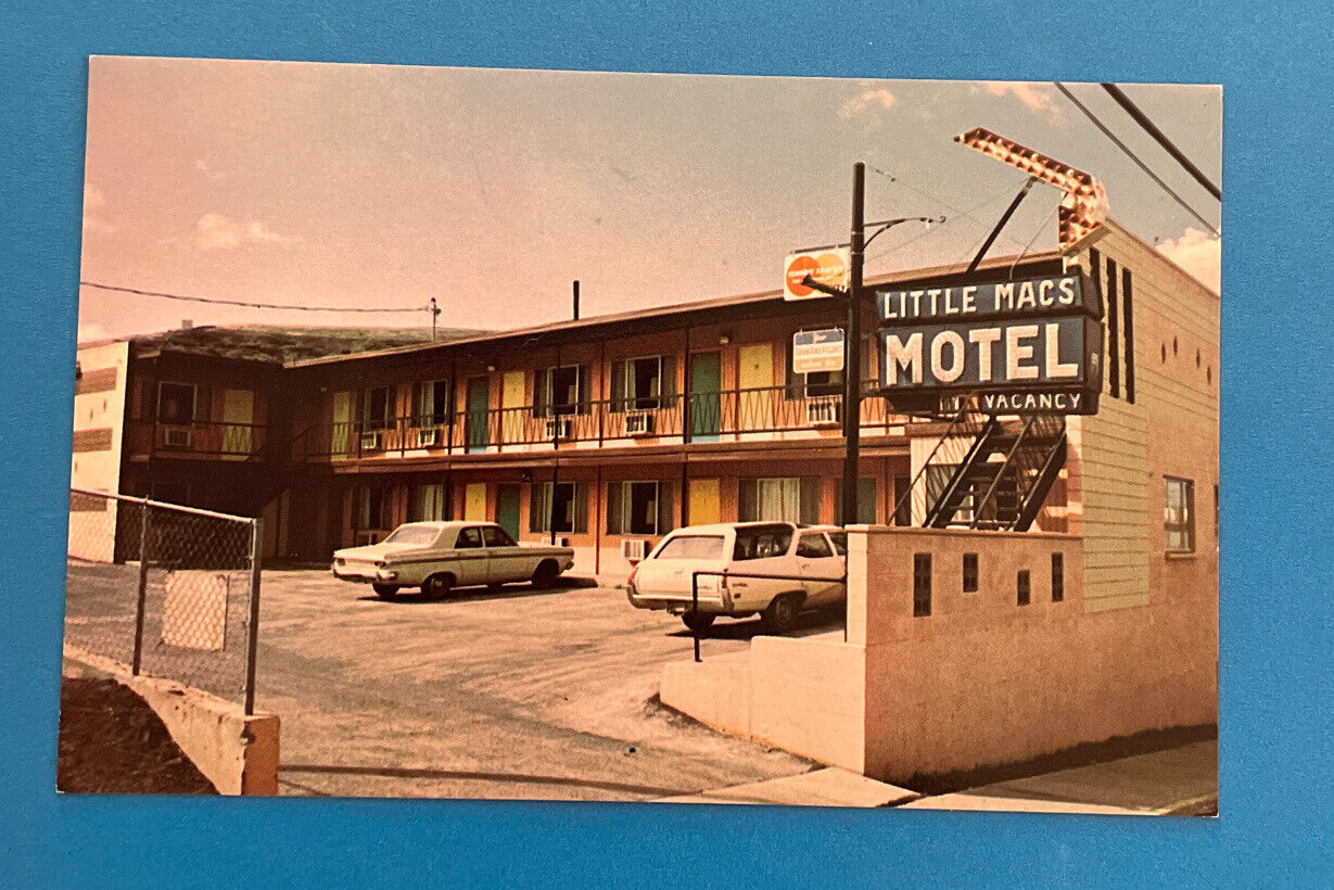 JOHN DAY Oregon OR Little Mac's Motel Vintage Postcard E. Hwy 26