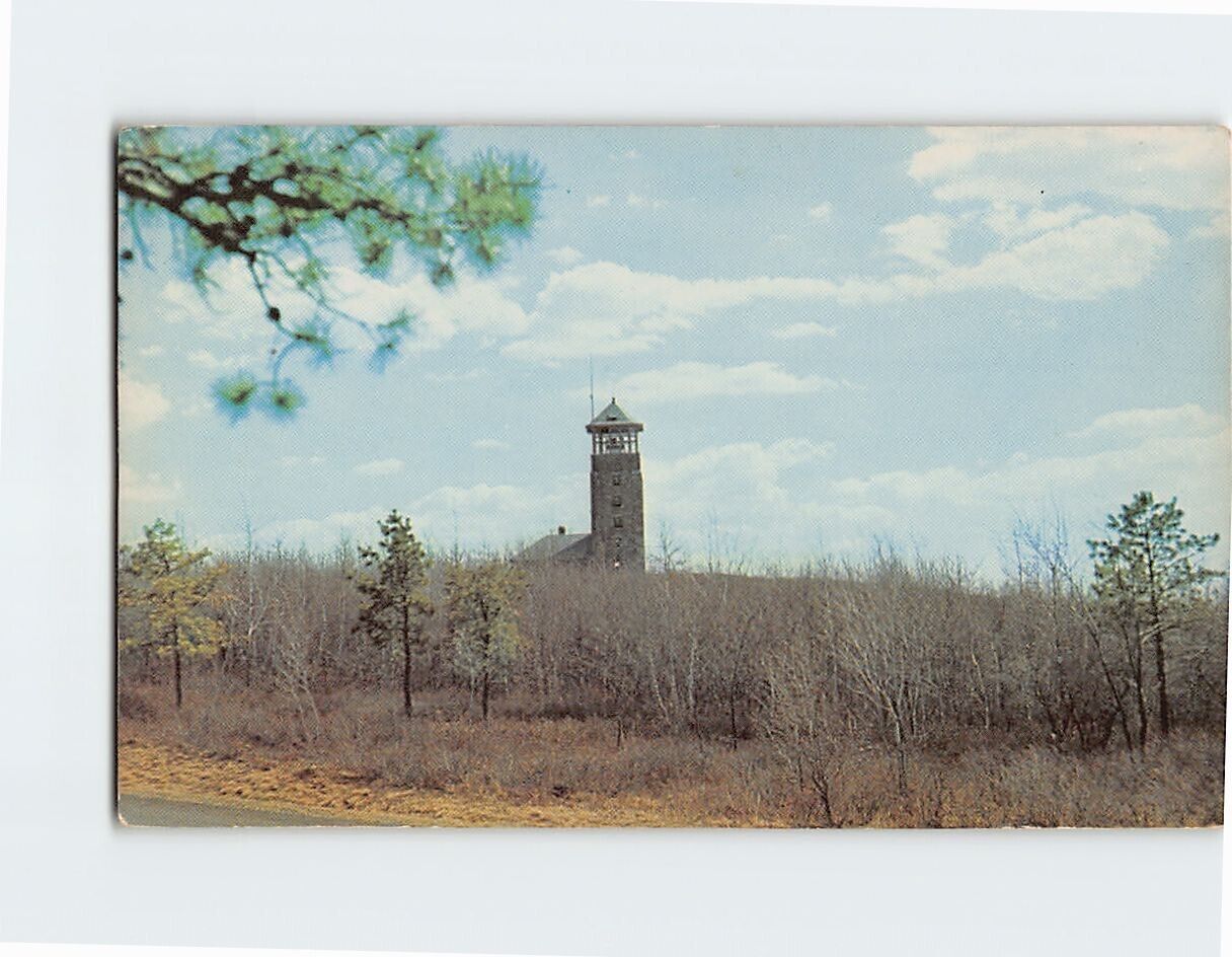 Postcard The Winsor Memorial Tower, Quabbin Summit, Massachusetts, USA