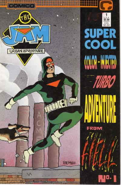 Jam Super Cool Color-Injected Turbo Adventure from Hell #1 FN; COMICO | Bernie M