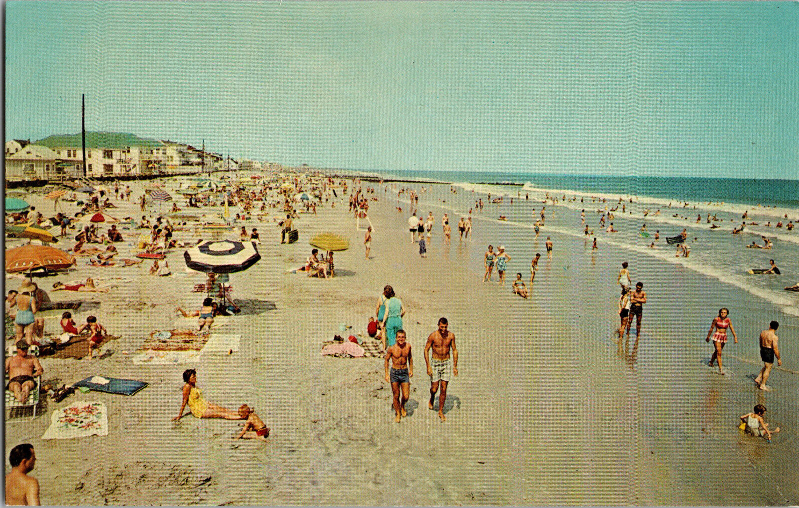 VTG Postcard, Stone Harbor, New Jersey, Beach Scene, Unused