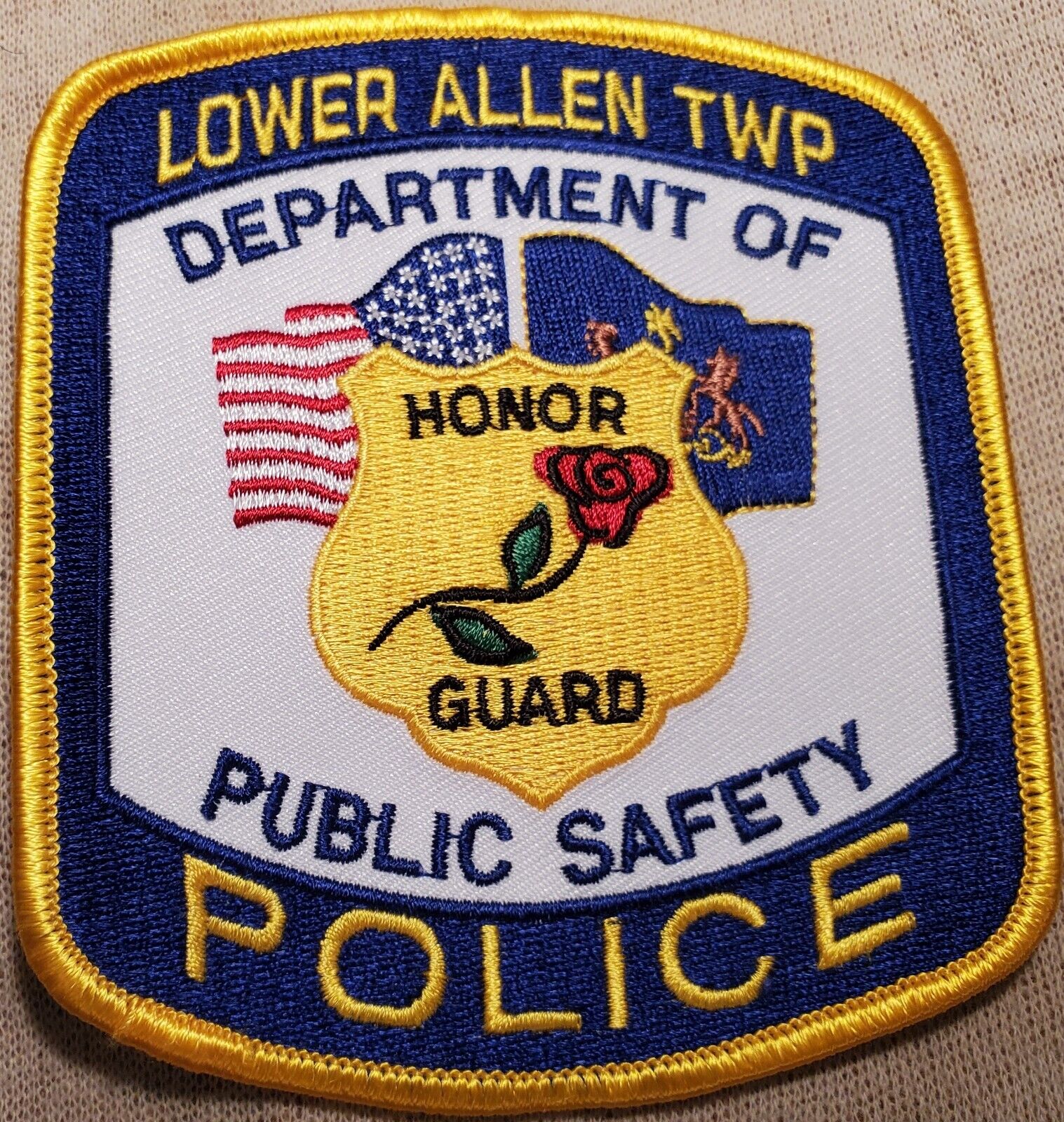 PA Lower Allen Twp. Pennsylvania Honor Guard Police Shoulder Patch