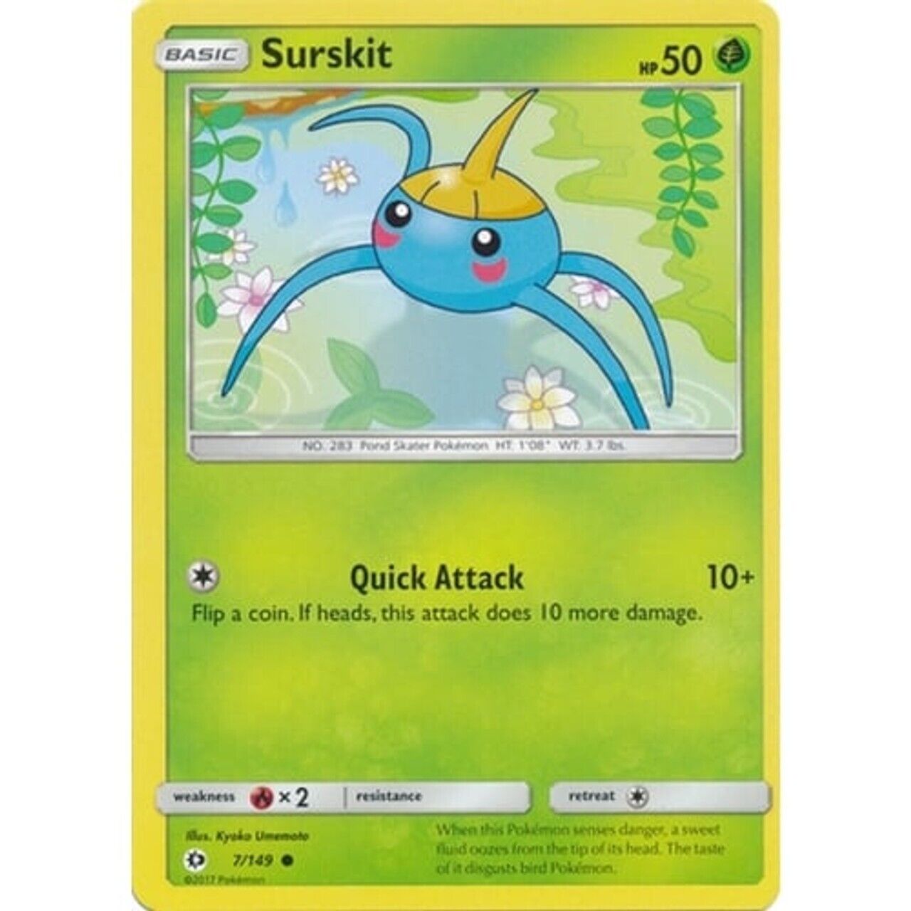Surskit - 007/149 - Sun & Moon - PokemonTCG