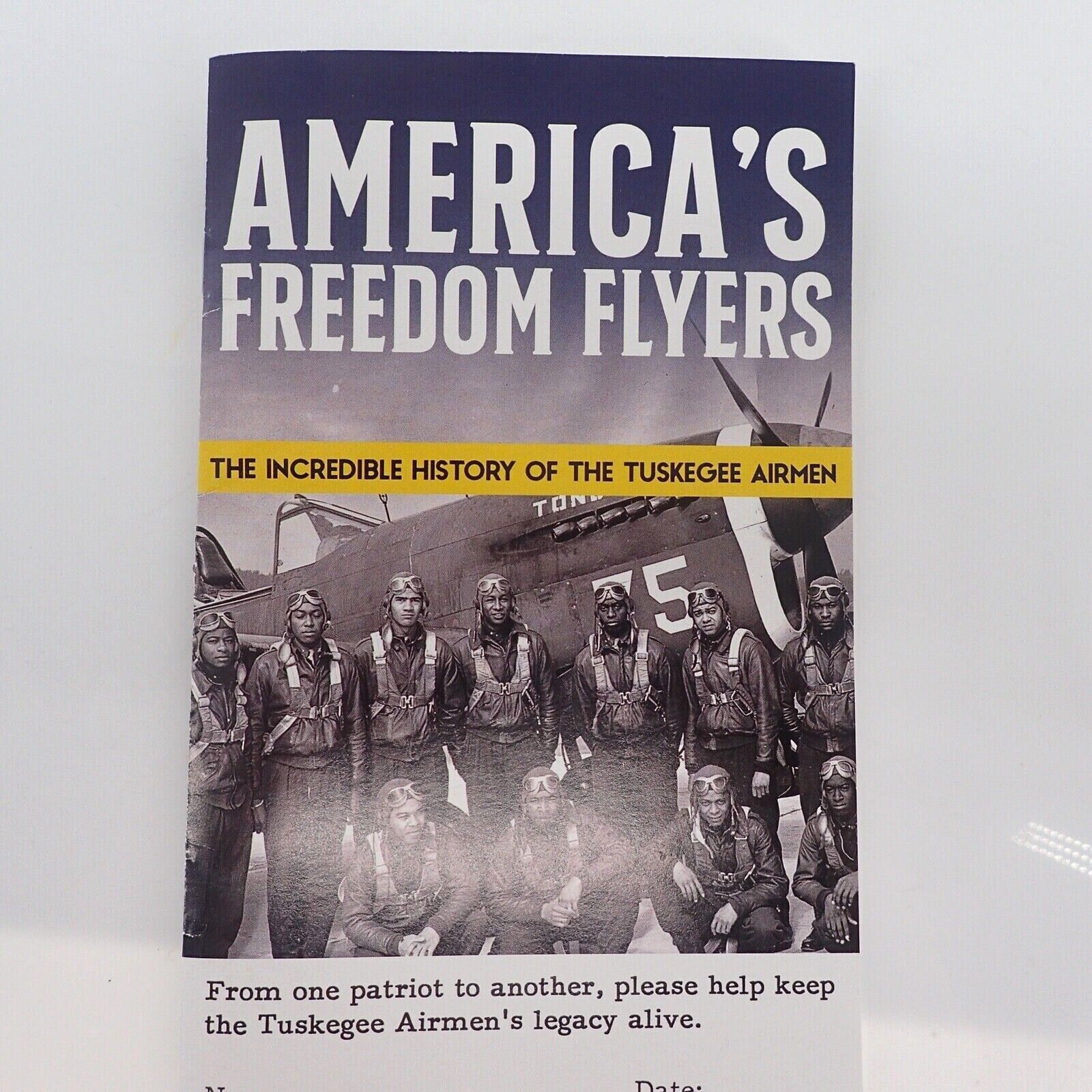 America\'s Freedom Flyers The Tuskegee Airmen paperback booklet Aviation History