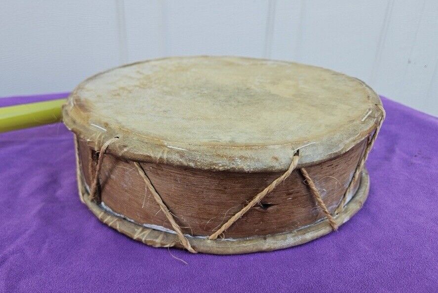 Vintage Peruvian Handmade Drum 9\