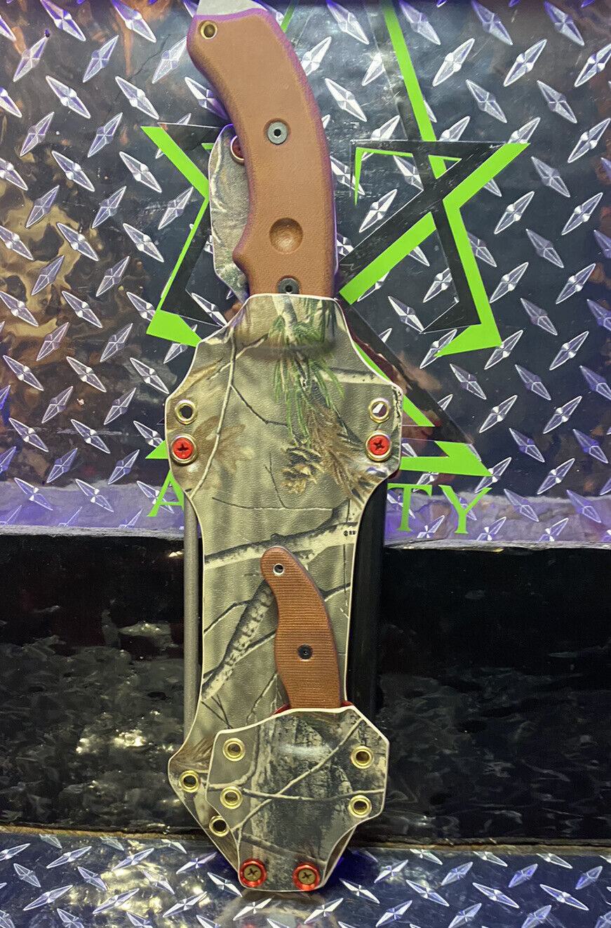 TOPS Tahoma Field Knife Dangler Kydex sheath 400Grit&FerroRod(Knife NotIncluded)