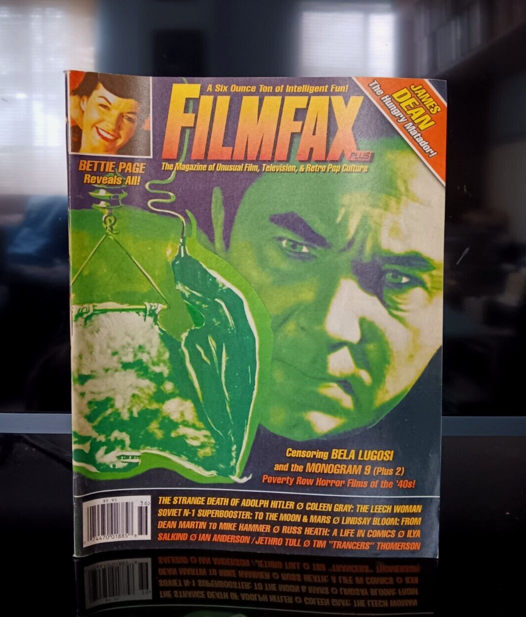 Filmfax Movie Magazine James Dean,Bettie Page,The Strange Death Of Adolf Hitler