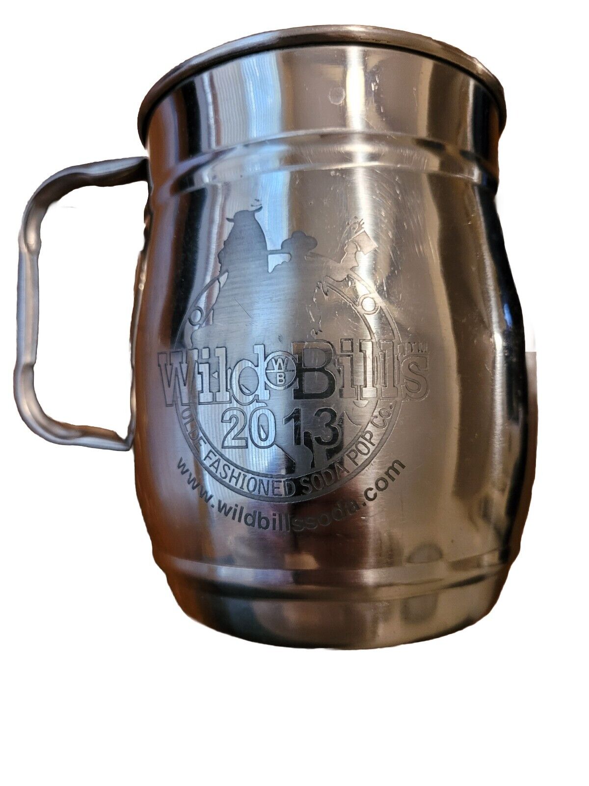 2013 Wild Bill's Olde Fashioned Soda-Pop Johns Hopkins Stainless Steel Mug