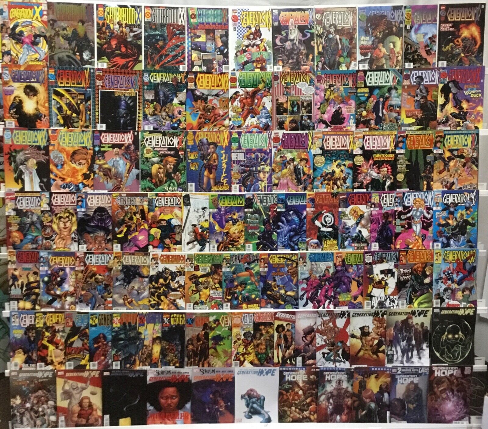Marvel Generation X Run Lot 1-67 Plus Annual ‘96,’99, One-Shot, Generation Hope