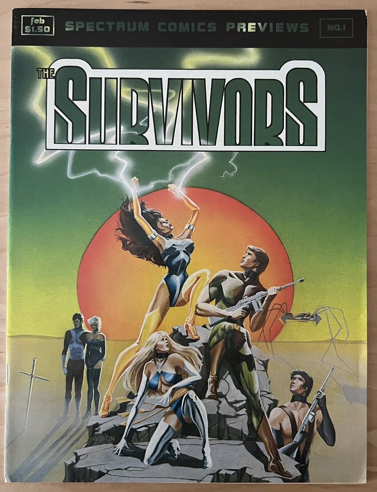 The Survivors Comic Magazine #1 1983 Spectrum Comics - Nice Copy