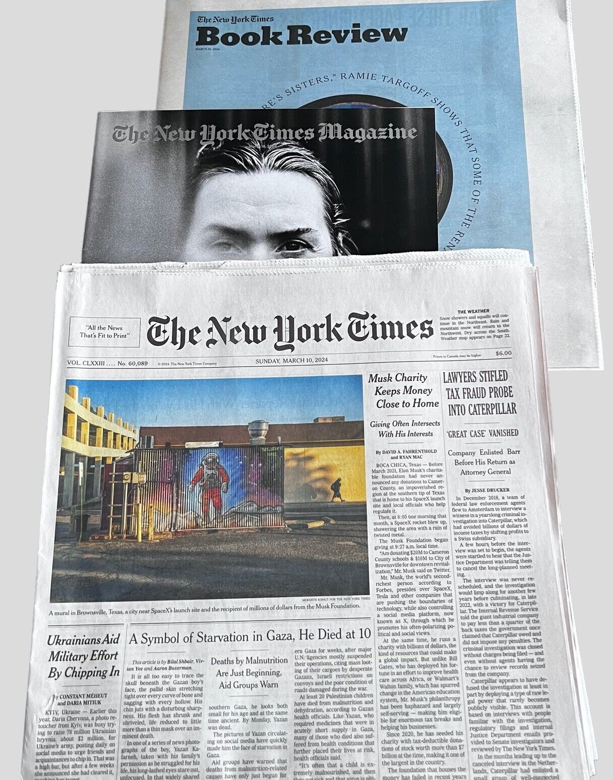 The New York Times Newspaper Sunday March 10 2024 + NYT Magazine + Book Review