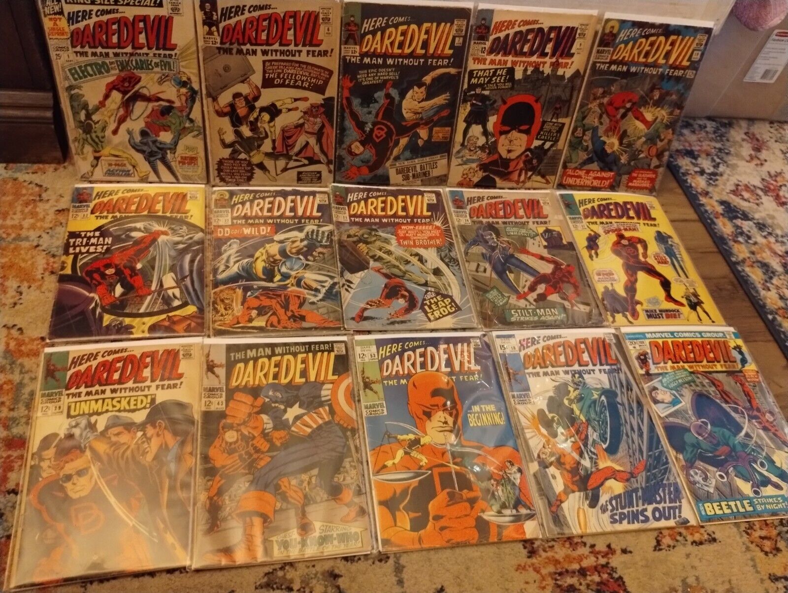 14 Vintage Marvel Comics \