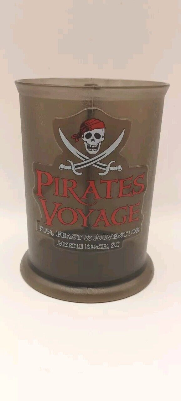 Pirates Voyage Fun, Feast & Adventure Myrtle Beach, SC Cup, Smoke Gray, Plastic