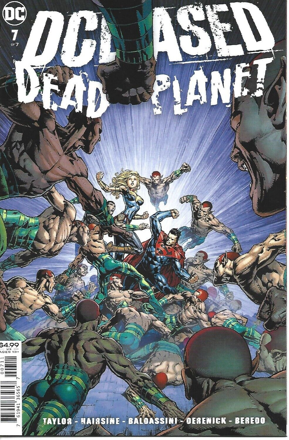 DCEASED DEAD PLANET #7 DAVID FINCH VARIANT DC COMICS 2021 NEW UNREAD BAG BOARD