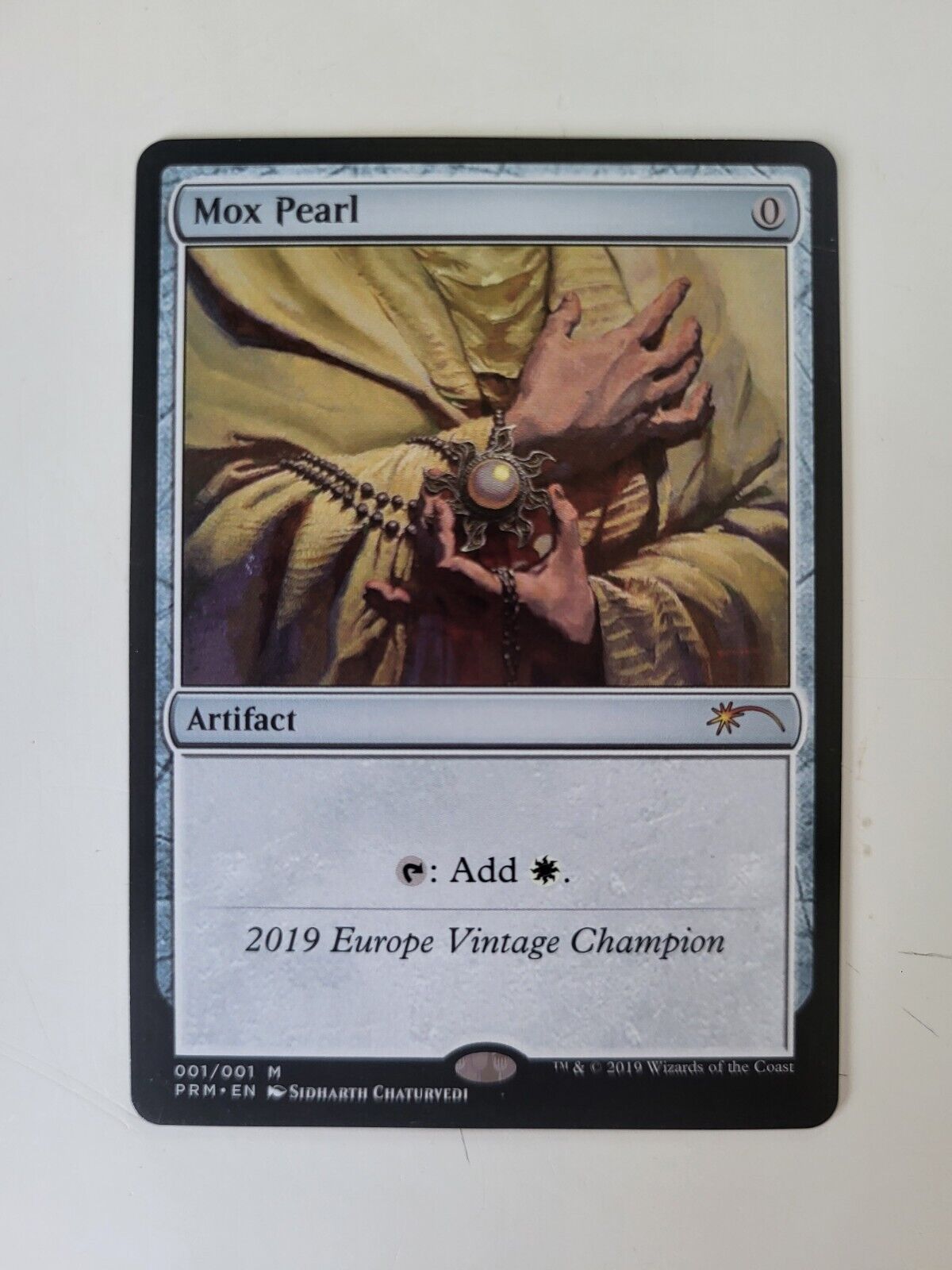 Mox Pearl LC Reprint Altered Art NM English MTG