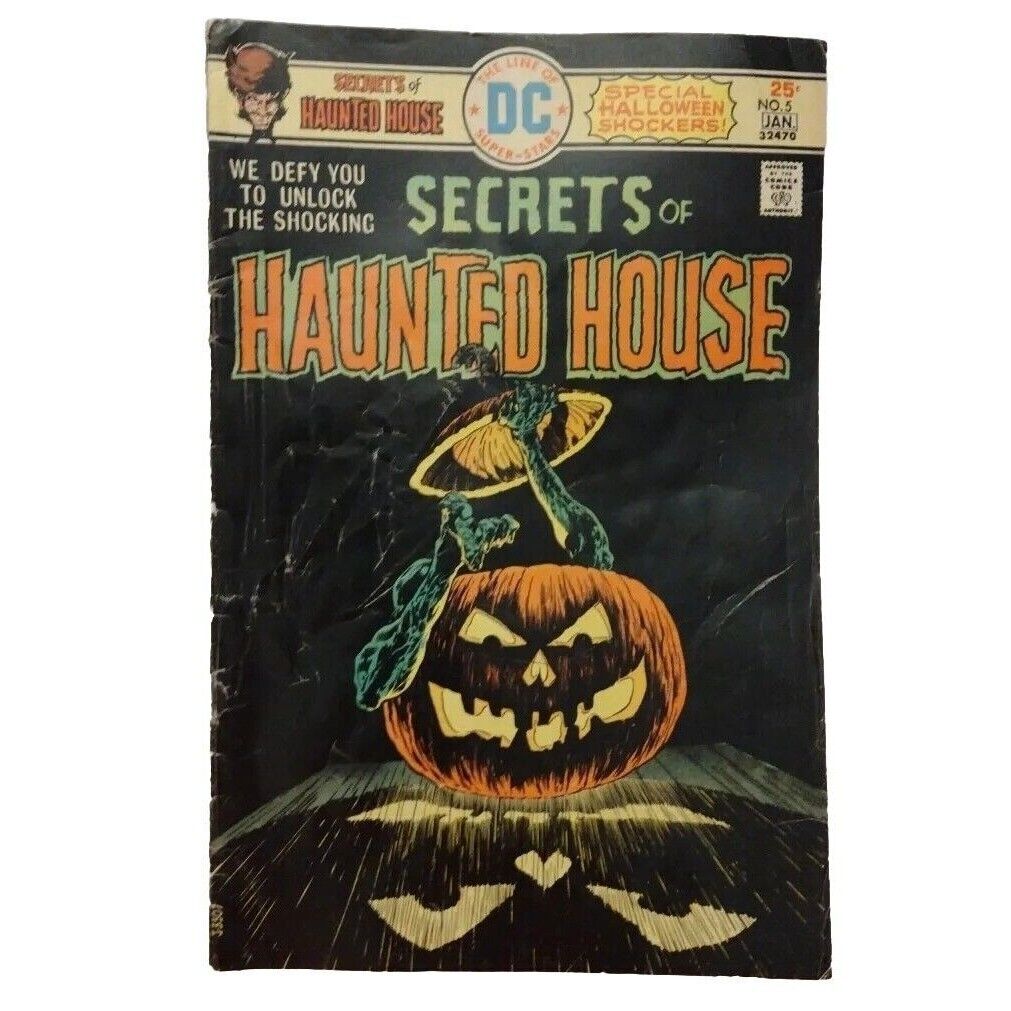 Secrets Of Haunted House #5 DC Horror Bernie Wrightson Halloween Cover
