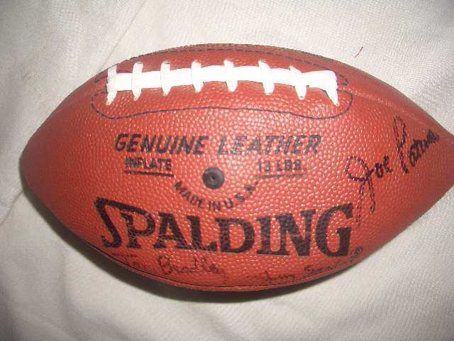 Joe PATERNO signed/ autographed football FAST SHIPPING    3 names