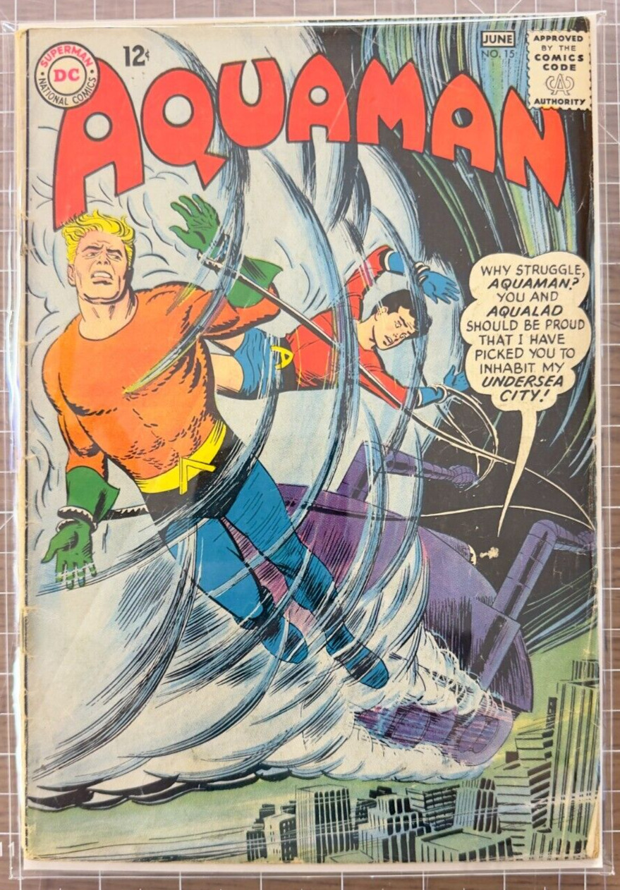 AQUAMAN #15 1964 3038 AQUALAD 2.0-3.0 DC Comic